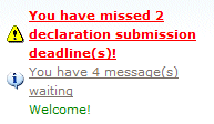 You have messages